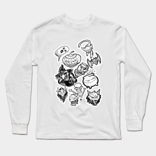 Outline monstas Long Sleeve T-Shirt